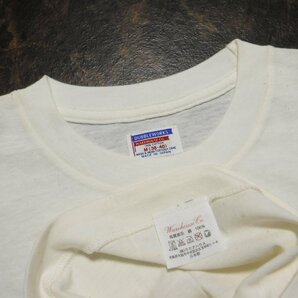 TT346 ウエアハウス × ダブルワークス 新品 No.7 フロッキー両面プリント 半袖Tシャツ M(38-40) 日本製 DUBBLEWORKSの画像3