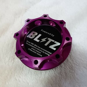 オイルフィラーキャップ☆BLITZ ブリッツ★スバル用BRZ メタルパープル