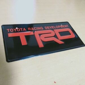 TRD☆ナンバープレート★TOYOTA Racing