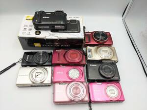 coolpix s6600 s3300 s3100 ixy 190 powershot s90 sx700 他　計１０台 カメラ　まとめ　デジカメ　まとめ売り