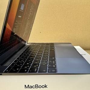 超美品 MacBook (Retina, 12-inch, 2017) 12 インチ バッテリー 正常 スペースグレイ 付属品、箱ありの画像5