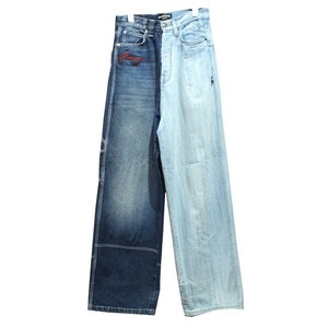 BALENCIAGA バレンシアガ 22SS JEAN 50／50 A COUPE AMPLE ルーズフィットデストロイジーンズ デニム 8073000151289