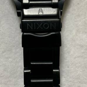 NIXON ニクソン 本物 人気シリーズ THE42-20 フルブラック 男女兼用 腕時計 動作未チェック現状販売の画像5