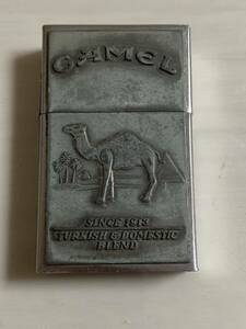 ZIPPO Zippo - genuine article CAMEL Camel oil lighter operation no check present condition sale 