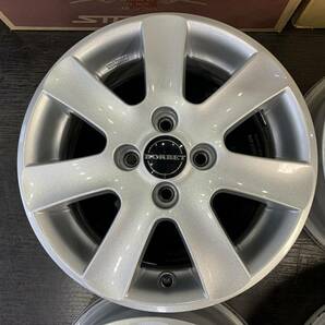 【SALE】中古 4本 ホイールのみ ◆ ボルベット 14インチ 6J+38 PCD98-4H FIAT フィアット500 などへ タイヤ交換 車検 冬用 履き替えにの画像3