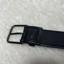 【中古】GIORGIO ARMANI ジョルジオ・アルマーニ ベルト　黒 (36)_画像5