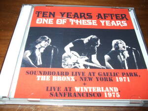 Ten Years After《 One of These Years 》★ライブ２枚組