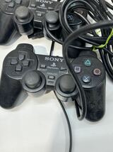 【PlayStation2/プレステ2本体 コード欠品】ブラック コントローラー付き ソニー ゲーム機 通電・ディスク開閉確認済み 現状品 #6159_画像7