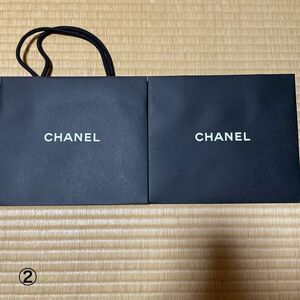 2 シャネル CHANEL ショッパー 紙袋 2枚セット