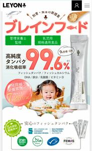 LEYON　レヨン　 Brainfood ブレインフード　1袋60g（2g×30包入り）