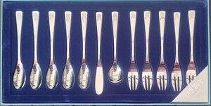  cutlery set fork Pooh n knife "Yanase" VW ho lux Volkswagen unused storage goods storage goods 