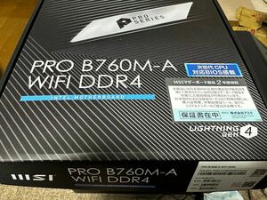 【4/28まで】16GBメモリ1枚 + PRO B760M-A WIFI DDR4 動作品