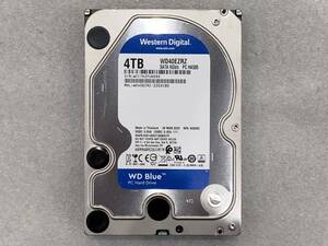 HDD WDC WD40EZRZ 4TB ウエスタンデジタル WD Blueシリーズ 3.5インチ SATA 6Gb/s PC HA500 使用時間3520