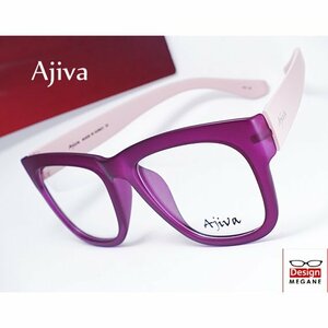 【眼鏡一式 度付レンズセット】★designメガネ★Ajiva Eyewear グリルアミドTR-90素材 Purple 度付き/度なし/伊達/ 【メガネ通販】