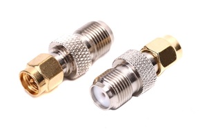 SMA - RF conversion connector adapter ( film antenna SMA male RF female SMA-F type terminal digital broadcasting antenna terrestrial digital broadcasting tuner F-SMA,