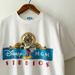 80s Disney × Metro Goldwyn Mayor ミッキー Tシャツ L USA製 ビンテージ 80年代 ディズニー メトロゴールドウィンメイヤー MGM MICKEYの画像1