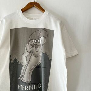 90s The Simpsons ETERNUDEI Calvin Klein パロディー Tシャツ アイルランド製 ビンテージ 90年代 シンプソンズ パロディ ヴィンテージ