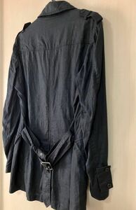 TORNADO MART トルネード マート 麻　ジャケット ブラック　サイズM 美品　 ベルト付きアウター ジャケット