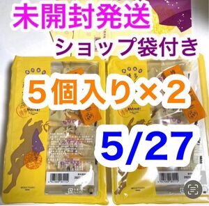 未開封発送 博多通りもん 通りもん ５個×２ 10個 ショップ袋付 とおりもん