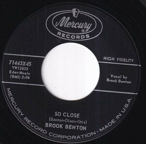 Brook Benton - Endlessly / So Close (A) RP-Q659