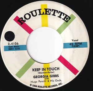 Georgia Gibbs - The Hula Hoop Song / Keep In Touch (A) RP-Q657