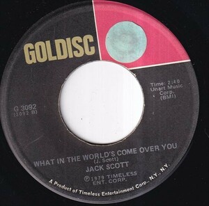 Jack Scott - Burning Bridges / What In The World's Come Over You (A) RP-Q558