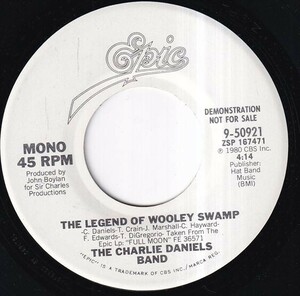 The Charlie Daniels Band - The Legend Of Wooley Swamp (Mono) / The Legend Of Wooley Swamp (Stereo) (A) RP-Q692