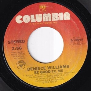 Deniece Williams - Baby Baby My Love's All For You / Be Good To Me (A) SF-K121の画像2