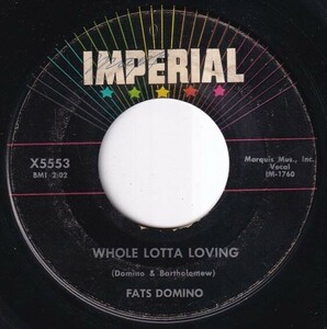 Fats Domino - Whole Lotta Loving / Coquette (C) SF-K381