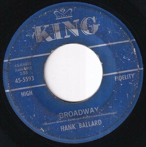 Hank Ballard - Do You Know How To Twist / Broadway (B) SF-K337