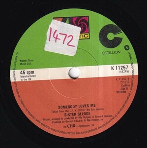 Sister Sledge - He's The Greatest Dancer / Somebody Loves Me (A) N470