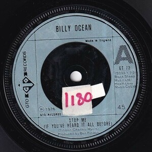 Billy Ocean - Stop Me (If You've Heard It All Before) / Let's Put Our Emotions In Motion (A) SF-N474