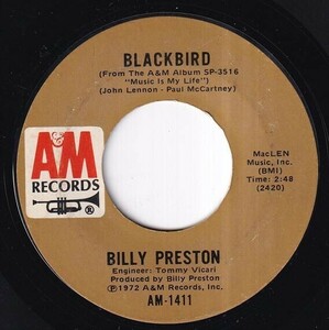 Billy Preston - Will It Go Round In Circles / Blackbird (B) SF-N098
