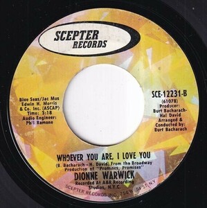 Dionne Warwick - Promises Promises / Whoever You Are I Love You (B) SF-L520