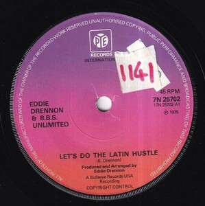 Eddie Drennon & B.B.S. Unlimited - Let's Do The Latin Hustle / Get Down Do The Latin Hustle (A) SF-M340