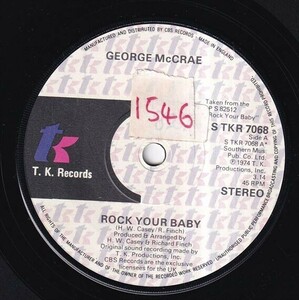 George McCrae - Rock Your Baby / It's Been So Long (A) SF-N179