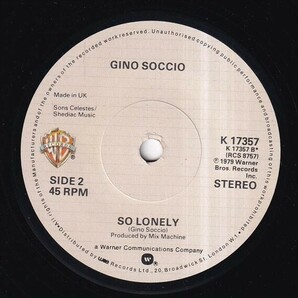 Gino Soccio - Dancer (Edit) / So Lonely (A) SF-N484の画像2