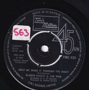 Gladys Knight And The Pips - Help Me Make It Through The Night / If You Gonna Leave (Just Leave) (A) SF-N002