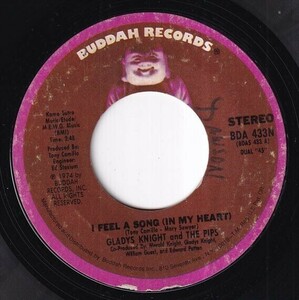 Gladys Knight And The Pips - I Feel A Song (In My Heart) / Don't Burn Down The Bridge (A) SF-L474