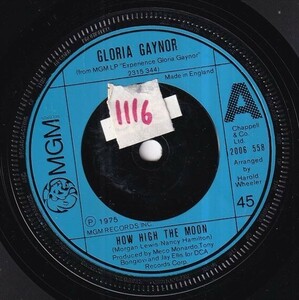 Gloria Gaynor - How High The Moon / My Man's Gone (A) SF-M226