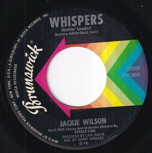 Jackie Wilson - Whispers (Gettin' Louder) / The Fairest Of Them All (A) SF-L143