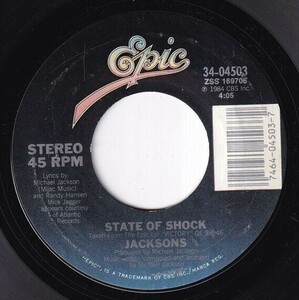 Jacksons - State Of Shock / Your Ways (A) SF-N389