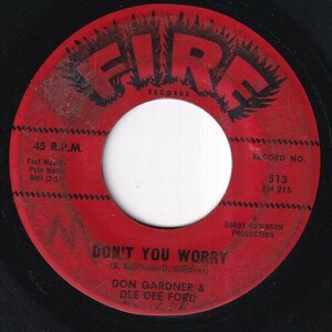 Don Gardner And Dee Dee Ford - Don't You Worry / I'm Coming Home TOStay (B) O084