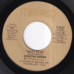 Dorthy Moore - Misty Blue / Here It Is (B) SF-N700