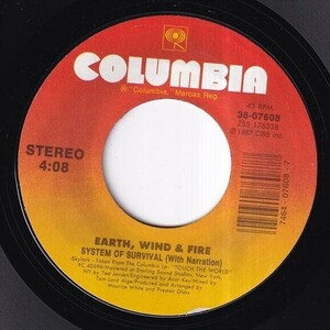 Earth Wind & Fire - System Of Survival (With Narration) / Writing On The Wall (A) SF-N633