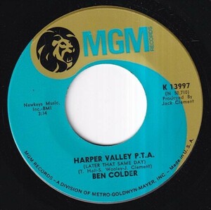 Ben Colder - Harper Valley P.T.A. (Later That Same Day) / Folsom Prison Blues #1 1/2 (A) RP-Q056