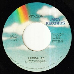 Brenda Lee - Rockin' Around The Christmas Tree / Papa Noel (A) RP-P422の画像1