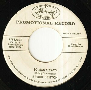 Brook Benton - So Many Ways / I Want You Forever (A) OL-Q099