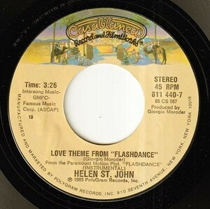 Irene Cara - Flashdance... What A Feeling / Love Theme From Flashdance (Instrumental) (A) SF-P181