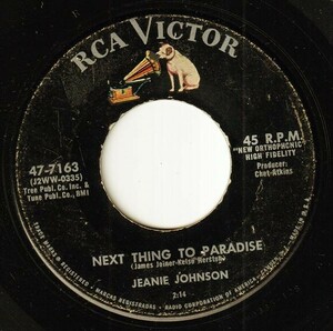 Jeanie Johnson - My Jimmie / Next Thing To Paradise (A) OL-P478